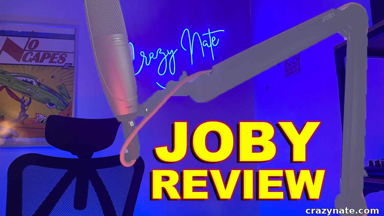 JOBY Wavo Boom Arm with Desk Clamp Review