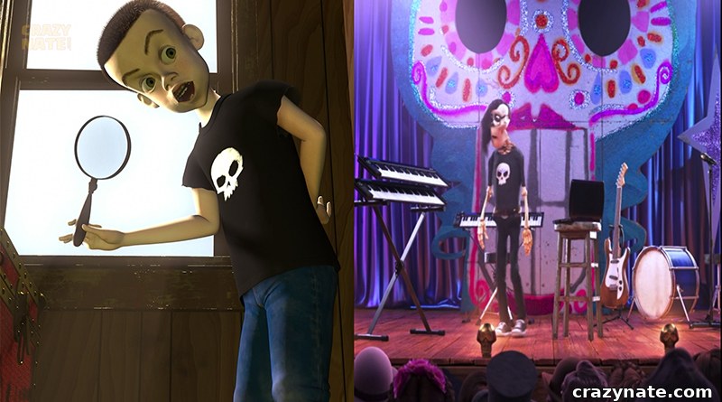 Sid hidden easter egg in Coco